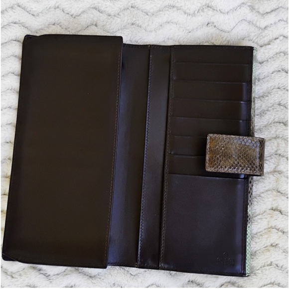 Gucci Python Green Limited Edition Wallet RARE - Picture 11 of 16